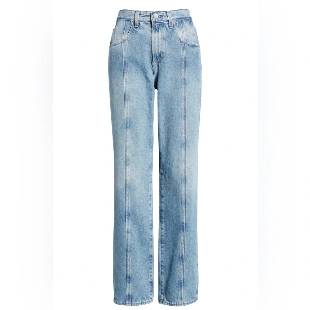 AG Panelled Alexxis Vintage Slim Straight Jeans - Picture 4 of 10